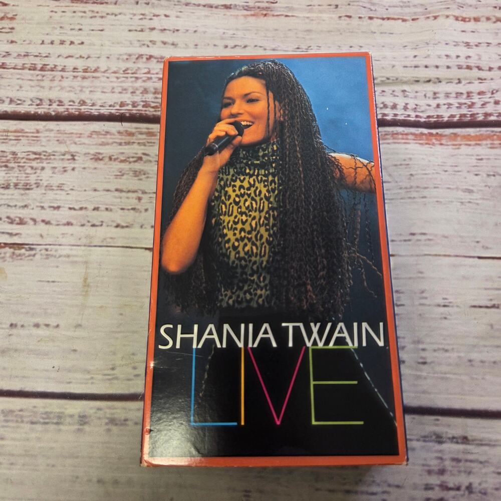 Shania Twain Live 1999 VHS Concert 24 Songs Country Pop